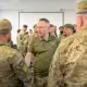 Ukrainian Commander-in-Chief Mykhailo Drapatyi met the senior sergeants. Source: Drapatyi