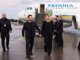 Ukrainian President Volodymyr Zelenskyy and his wife Olena Zelenska in Norway. Source: The Presidential Office of Ukraine