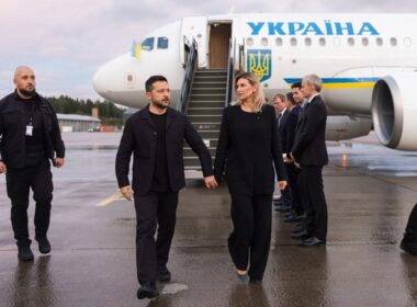 Ukrainian President Volodymyr Zelenskyy and his wife Olena Zelenska in Norway. Source: The Presidential Office of Ukraine