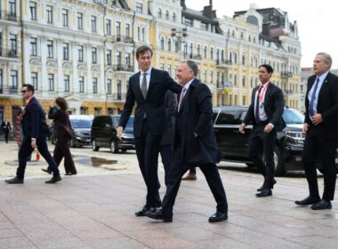 U.S. President’s envoys, Steven Witkoff and Jared Kushner on 6 September in Kyiv. Source: President's Office of Ukraine