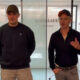 Former Ukrainian Defense Minister Mykhailo Fedorov and Palantir CEO Alex Karp announce the launch of Fedorov’s new defense technology company. Screenshot from video: Mykhailo Fedorov