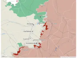 Sloviansk kramatorsk mykolaivka map