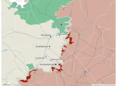 Sloviansk kramatorsk mykolaivka map