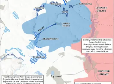 vivaldi counteroffensive worked because ukraine took russia's drones out fight isw assesses · post settlements ukraine's 3rd army corps says liberated during operation north lyman donetsk oblast 28 2026 settlements-liberated-during-operation-vivaldi-phase-3-as-of-september-28-2026-scaled