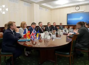Ukraine's Foreign Intelligence Service meets national security advisers to European leaders