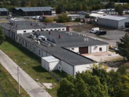 View of the WB Group factory building in Skarżysko-Kamienna, Poland. August 2026.