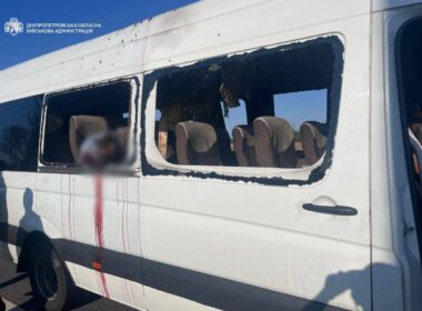russian drone killed five people scheduled minibus southeastern ukraine · post passenger damaged strike nikopol district dnipropetrovsk oblast 16 2026 handzha 541503575468 news ukrainian reports