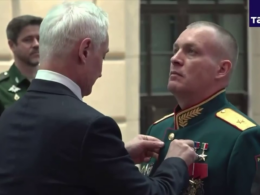 Russian Major General Anton Grunis. Screenshot from video: Madyar / Telegram