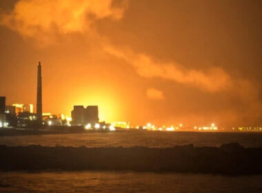 Makhachkala port in Russia’s Dagestan after Ukraine’s reported strike on its oil infrastructure on 10 September 2026. Photo: Ukraine's Special Operations Forces