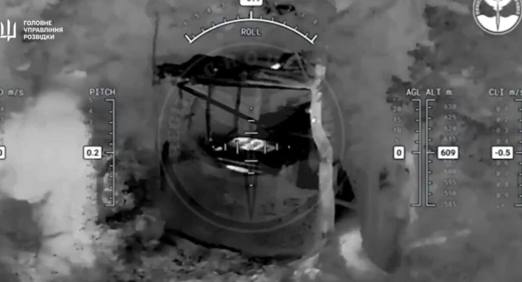 ukraine says struck bastion crimea launcher russia pairs zircon oniks missiles · post equipment under camouflage netting ukrainian drone's crosshairs occupied 2026 possibly covered nets news reports