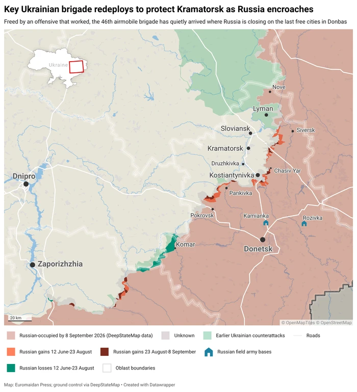 Map of the situation around Kramatorsk and Sloviansk, Euromaidan Press
