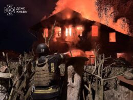 russia hits kharkiv high-rise overnight injuring 43 people strikes central kyiv dnipro broad daylight · post firefighter tackles blaze two-story house after russian drone attack ukraine 28 2026 zelenskyy news