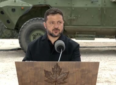 Ukrainian President Volodymyr Zelenskyy speaks after signing a 100-year partnership declaration with Canada, 10 September 2026. Screenshot: Office of the President of Ukraine video