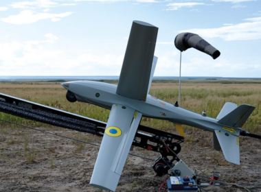 Ukraine's RAM-2X, an X-winged loitering munition. Source: Ukrspecsystems