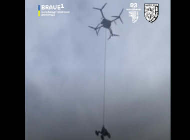 The purpose-built robot Desantnyk. Source: Brave1
