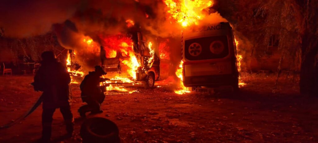 War crimes probe: Russian drones hit three ambulances, kill woman in Kramatorsk