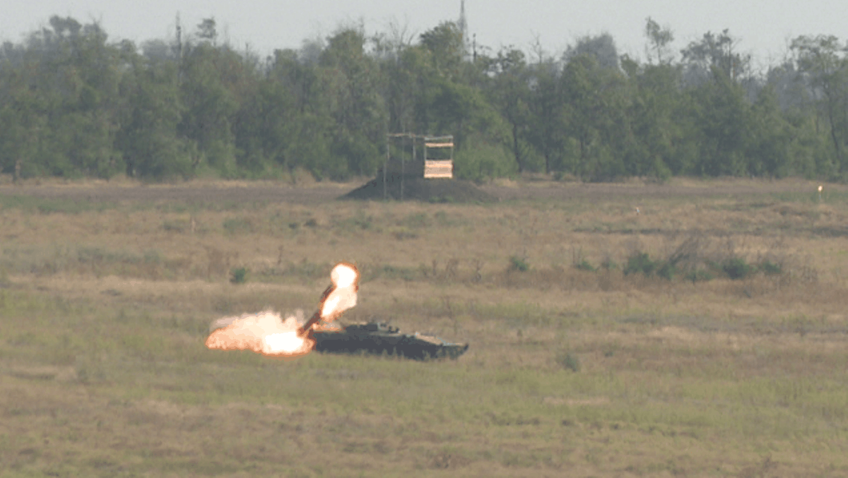 A UR-77 mine-clearing vehicle. Photo: Ukraine's Defense Ministry