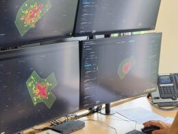 The likely process of monitoring the airspace over airports connected to Germany’s new drone detection system. Photo: Deutsche Flugsicherung / Holger Matthies