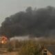diesel tank burns transneft’s druzhba hub ukraine keeps striking russian energy despite trump’s pressure · post fire nikolskoye oil fuel pumping station russia’s tambov oblast after drone attack 20 2026