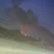 Smoke over Salavat following an attack on the night of October 8.