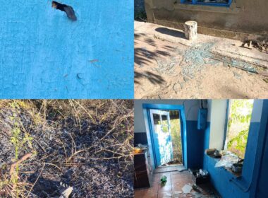 Fragments of Russian drones or missiles that struck Moldovan territory on 3 October 2026. Photo: Moldovan Police via Newsmaker
