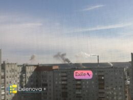 more than 500 drones moscow’s count kh-101 fuel plant second yandex data center far-north refinery hit · post smoke over ukhta komi republic after reported drone attack lukoil 9 2026