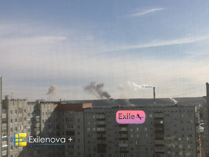 more than 500 drones moscow’s count kh-101 fuel plant second yandex data center far-north refinery hit · post smoke over ukhta komi republic after reported drone attack lukoil 9 2026