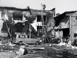 russia's war ukrainian books second strike destroys kyiv publisher's rebuilt stock · post book warehouse knyholav publishing house damaged russian missile attack kyiv's podil district 7 2026 знищений склад де